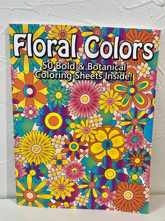 Floral Coloring Book