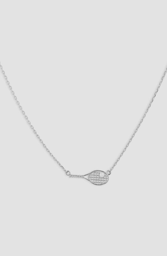 Silver Tennis Necklace