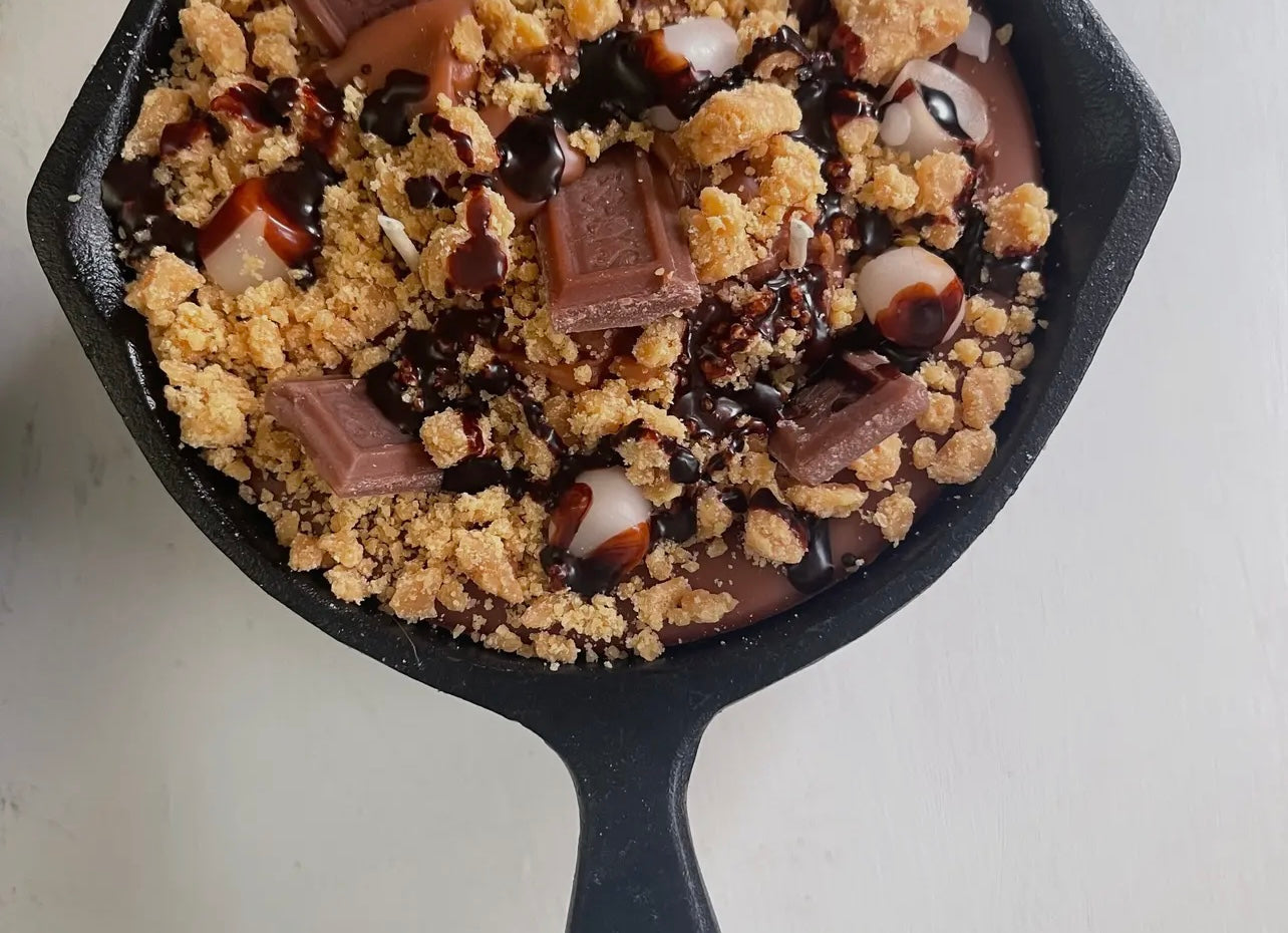 S’more Iron Skillet Candles