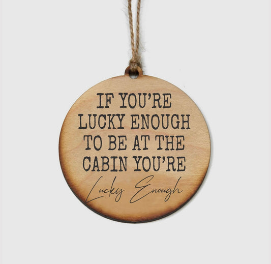 Lucky Cabin Ornaments