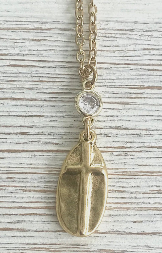 Gold Cross Necklace