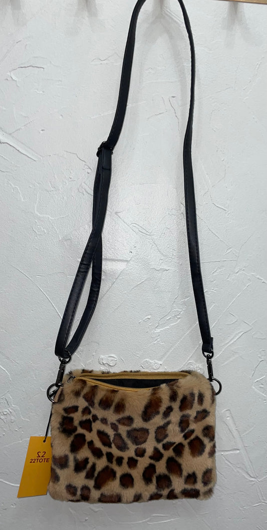 Faux Leopard Crossbody