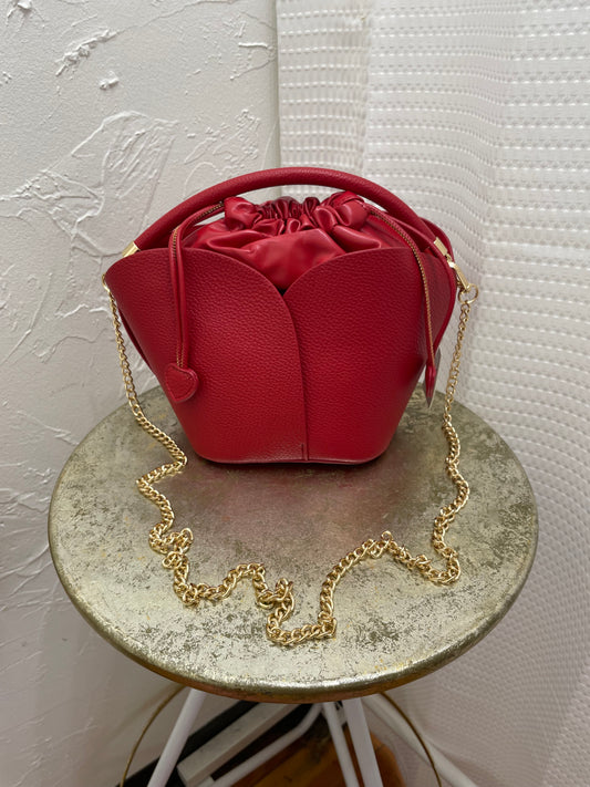 Red Heart Purse