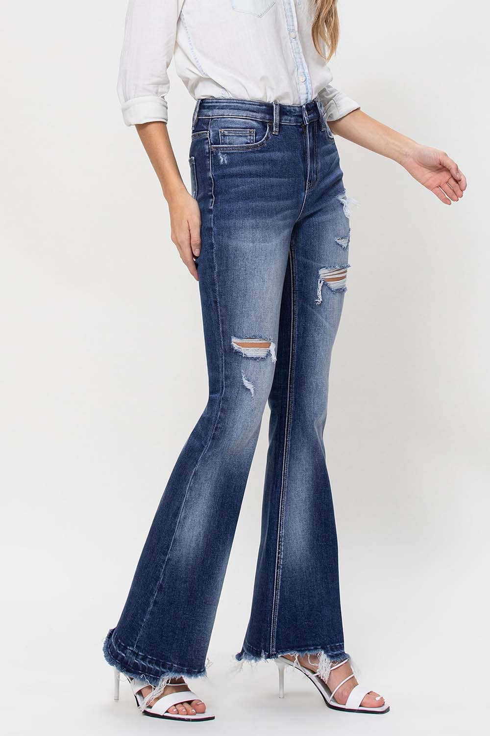 Bella Dark Flare Jeans