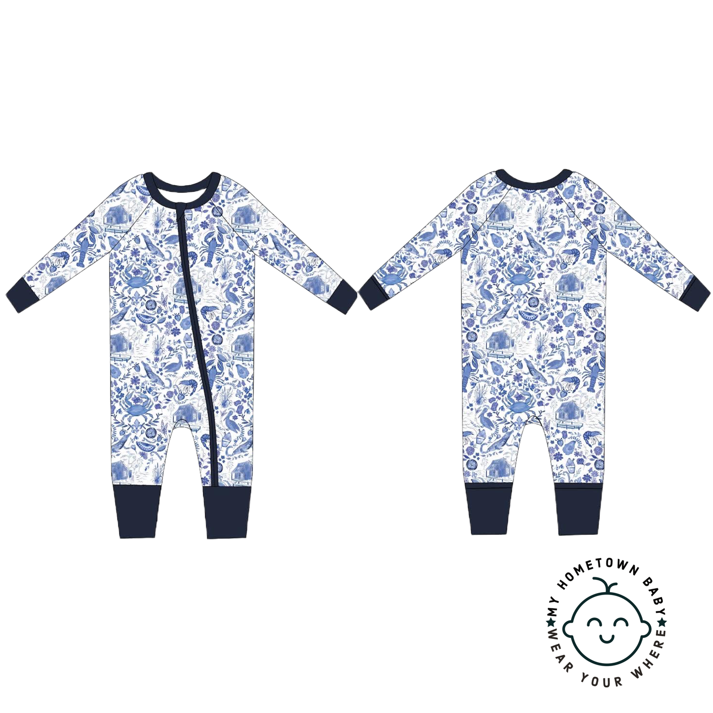 Southern Blues Onesie