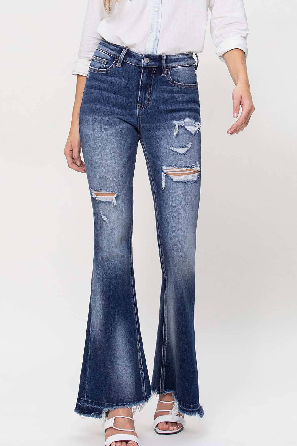 Bella Dark Flare Jeans