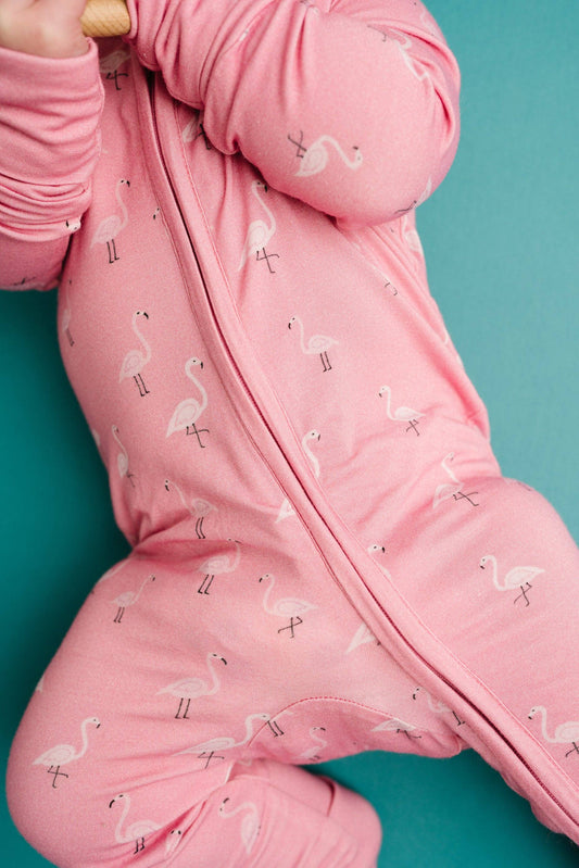 Pink Flamingo Onesie