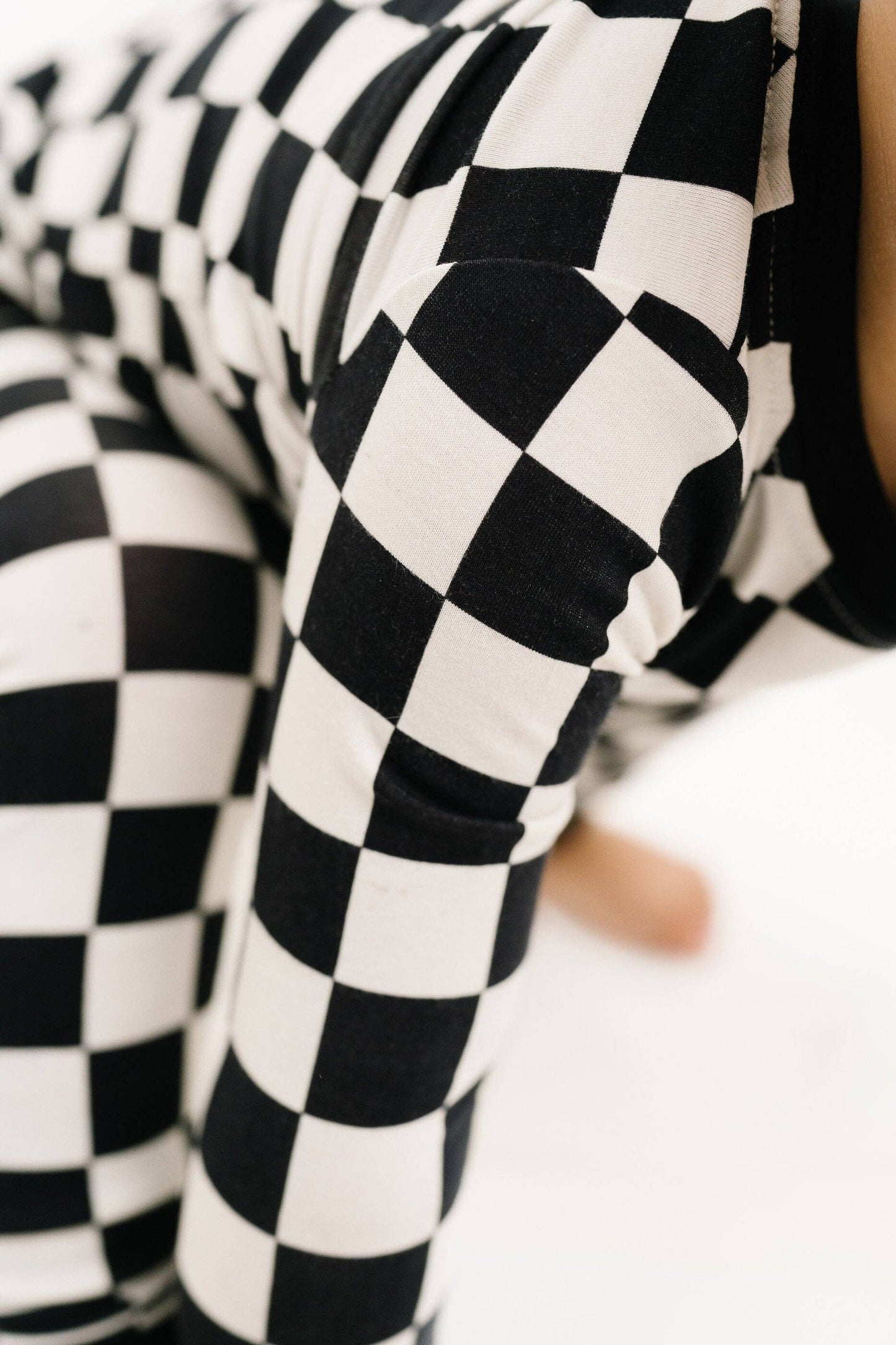 Black Checkered PJ Set