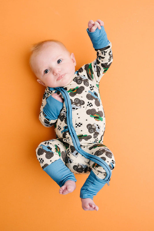 Monster Trucks Onesie