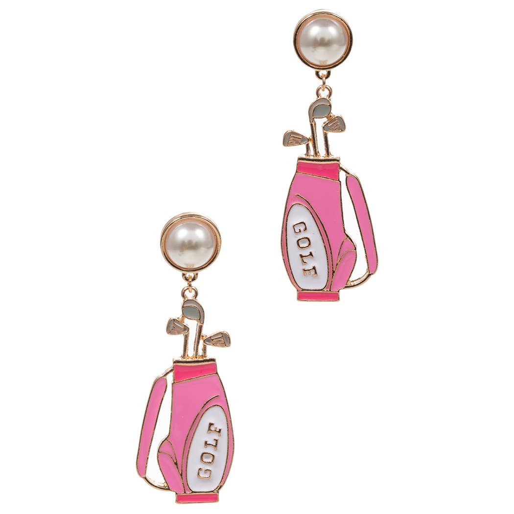 Golf Bag Earrings