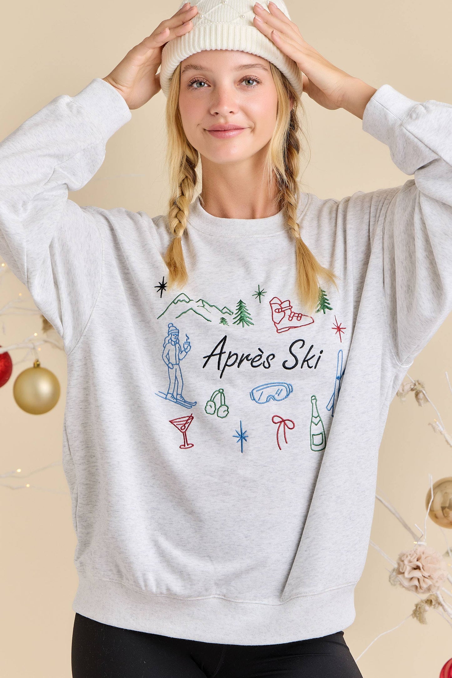 Après Ski Embroidered Sweatshirt