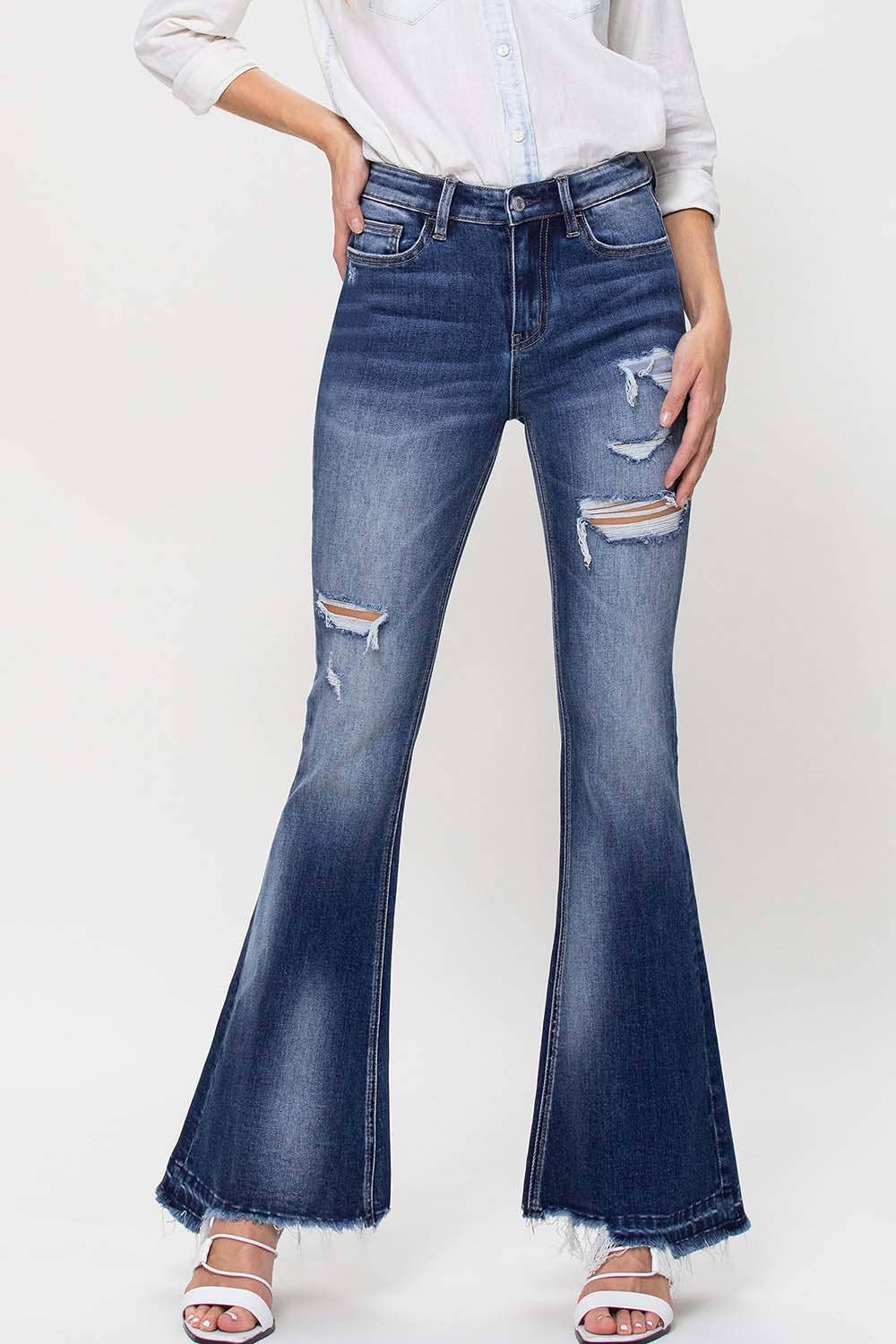 Bella Dark Flare Jeans