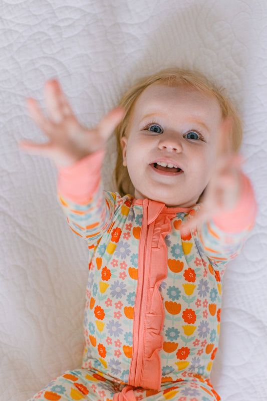 Grow Girl Ruffle Onesie