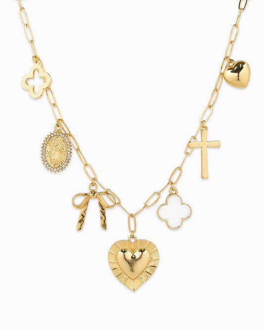 Chunky Charm Necklace