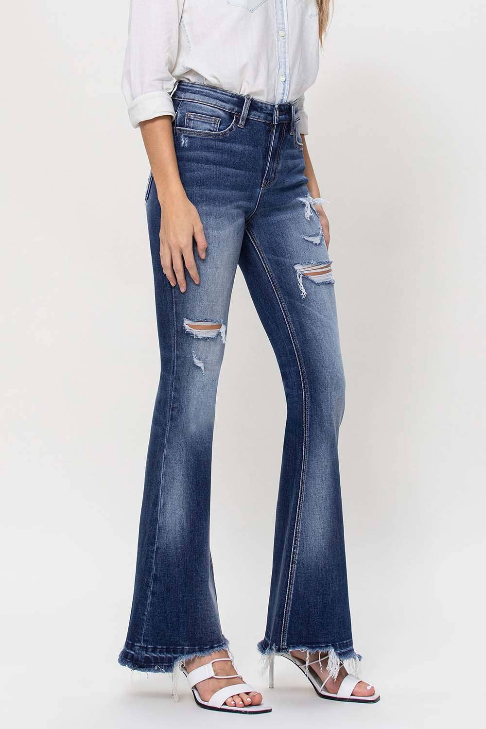 Bella Dark Flare Jeans