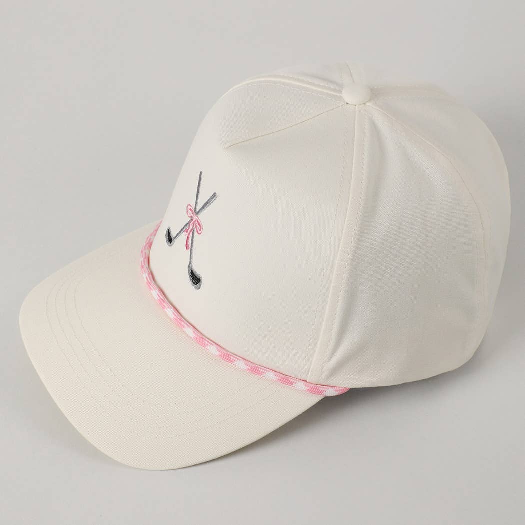 Embroidered Golf Clubs Hat