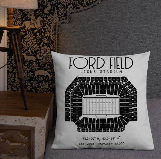Ford Field Pillow