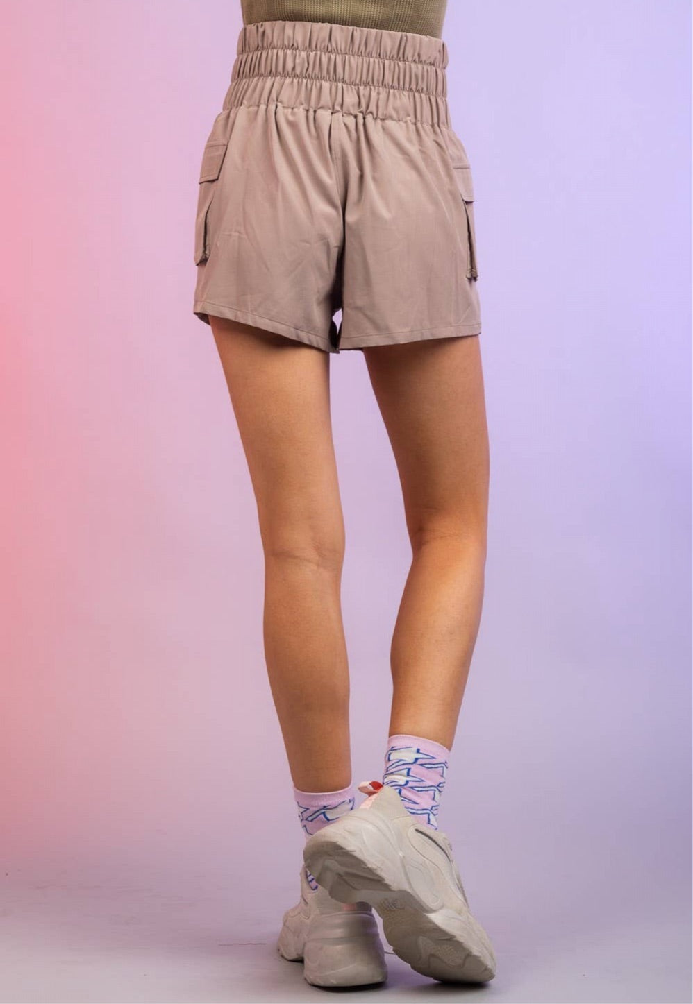 Taupe Athletic Shorts