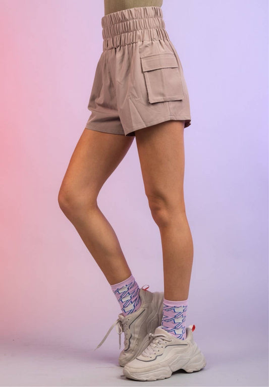 Taupe Athletic Shorts