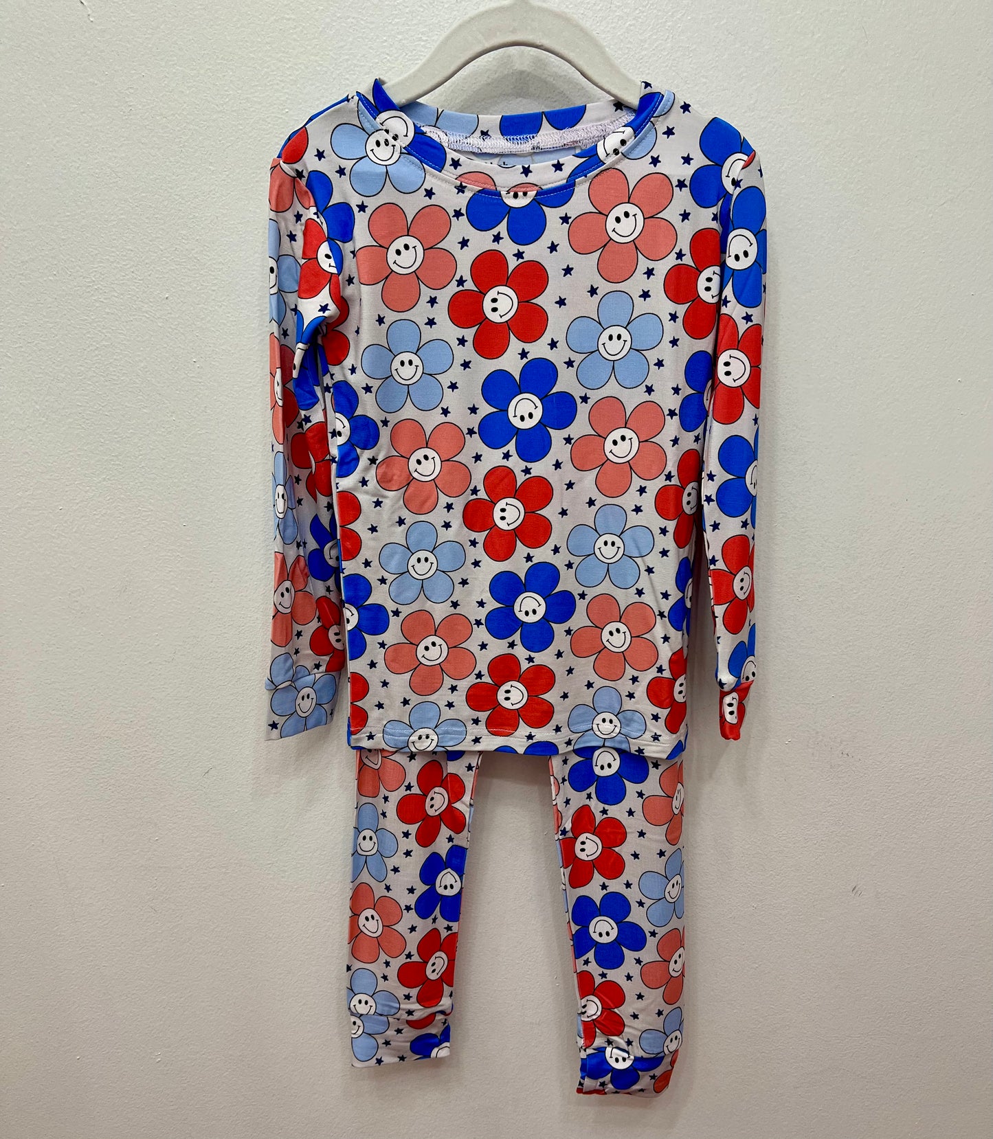 Red White & Bloom Pajama Set