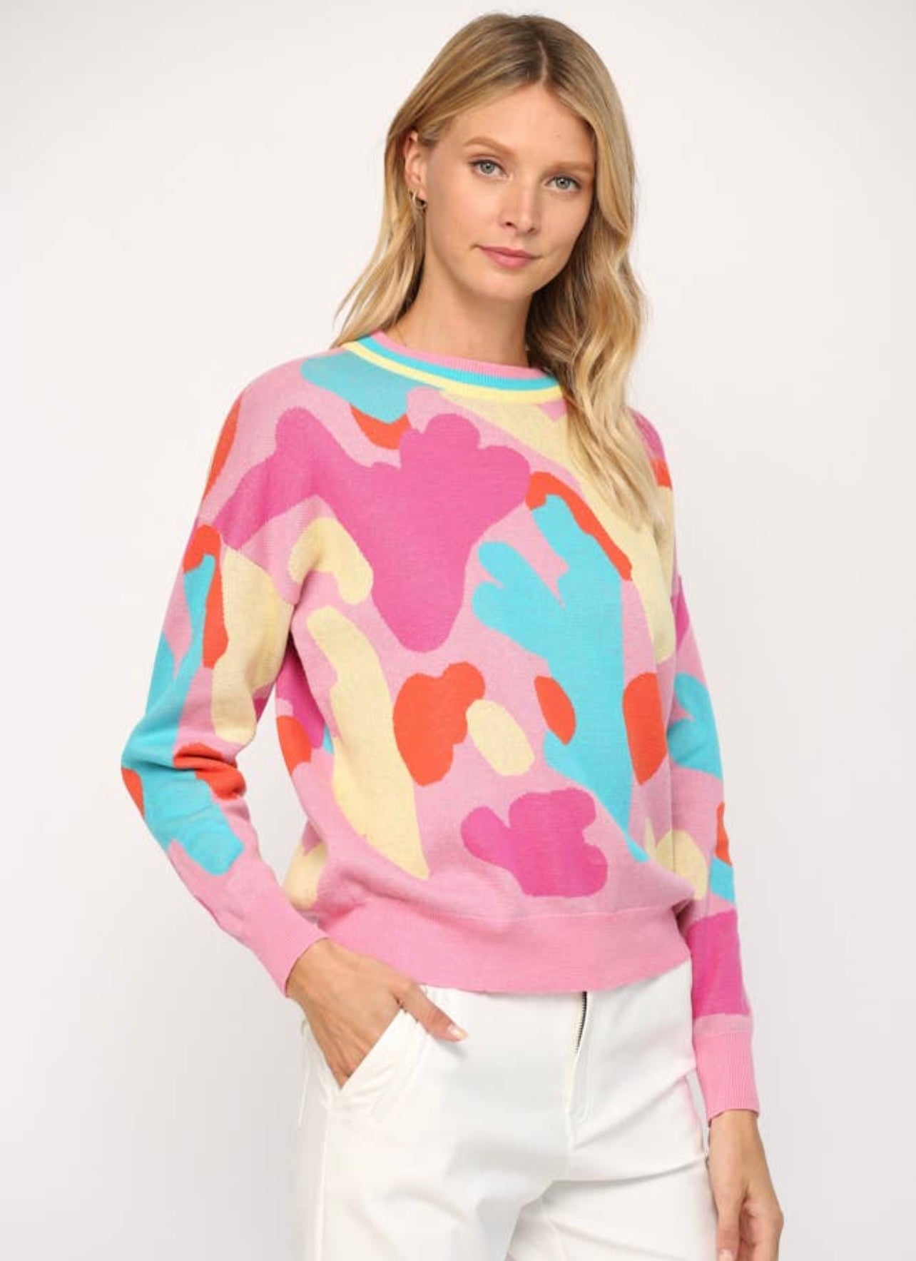 Pastel Pattern Sweater