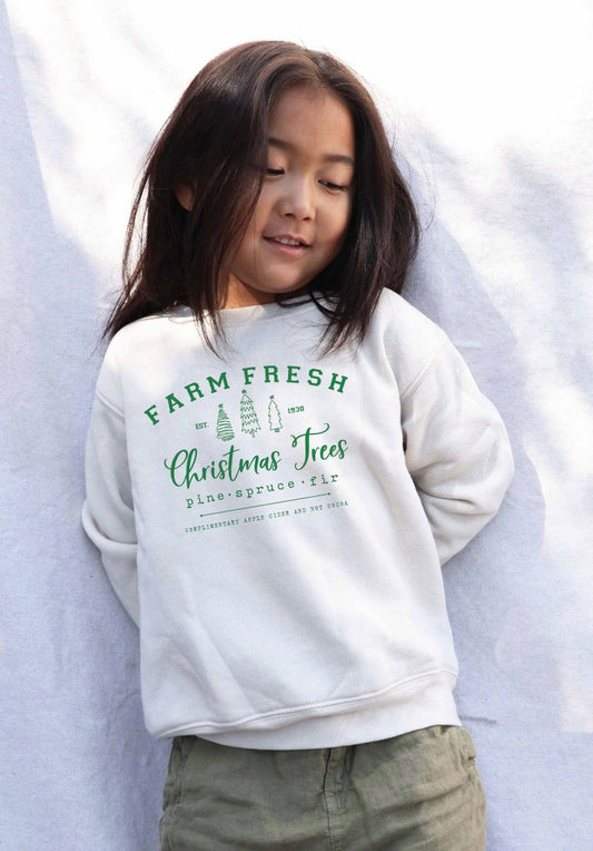 Farm Trees Toddler Crewneck