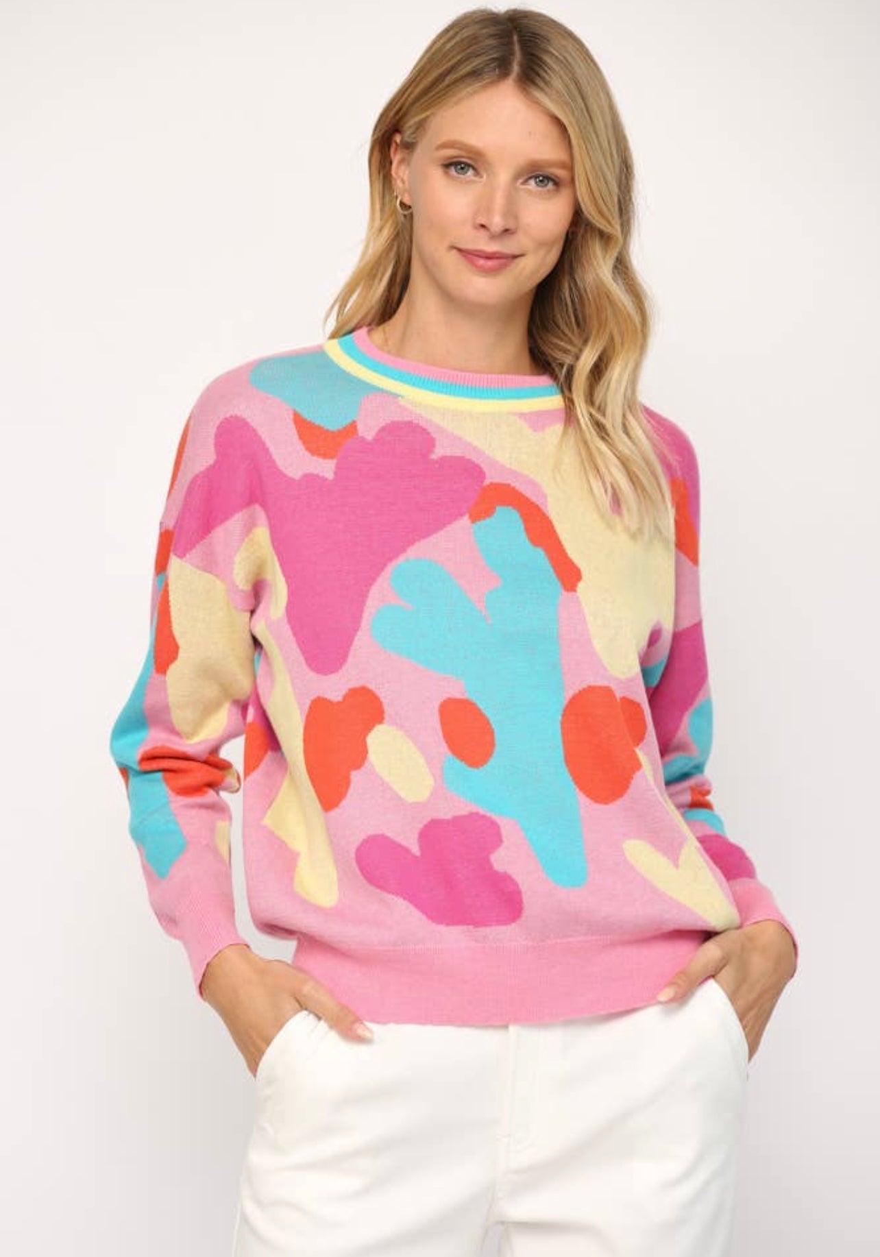 Pastel Pattern Sweater